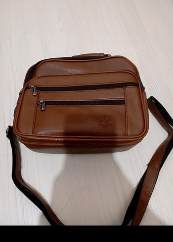 deri Kahverengi Erkek Omuz Çantası - Görsel 2