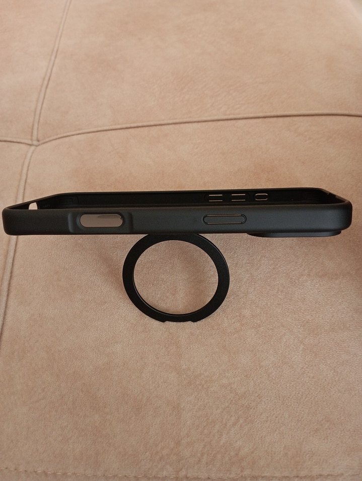 Tokalı Siyah Normcore Telefon Kılıfı - Görsel 2