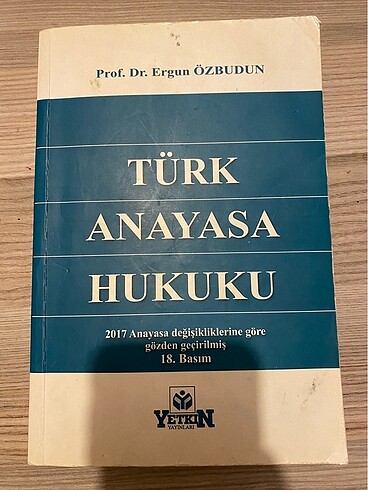 Anayasa hukuk kitabı