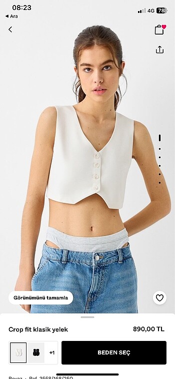 Bershka yelek