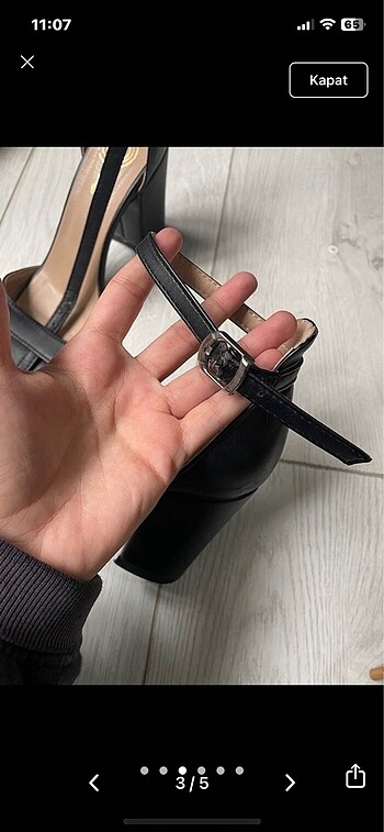 35 Beden topuklu ayakkabı