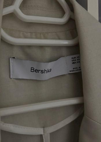 Bej Kadın İnce Blazer Ceket - Görsel 2