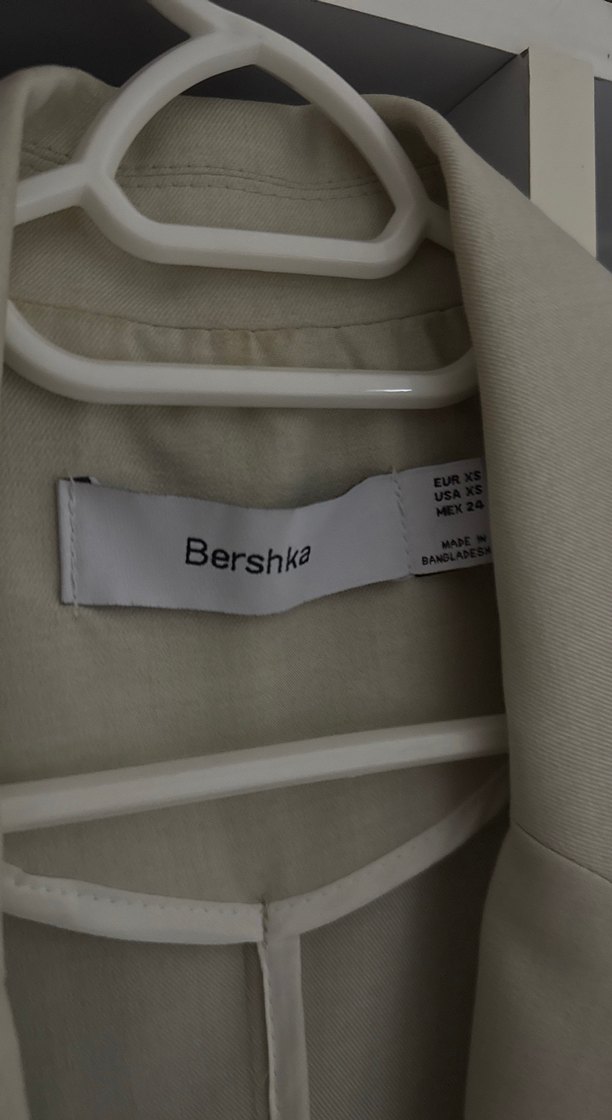 Bej Kadın İnce Blazer Ceket - Görsel 2