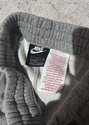 Nike Gri Rahat Kesim Eşofman - Görsel 3