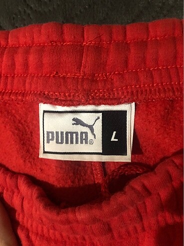 l Beden kırmızı Renk puma eşofman