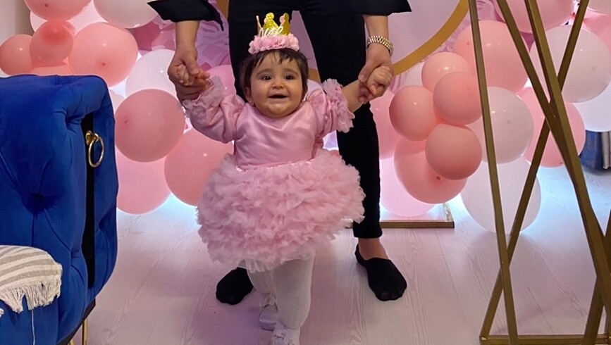 1 yaş doğum günü kız elbise