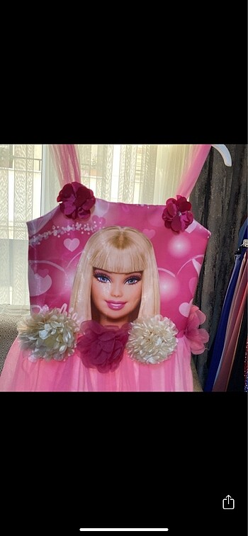 Barbie Barbie doğum günü elbisesi 10 yaş