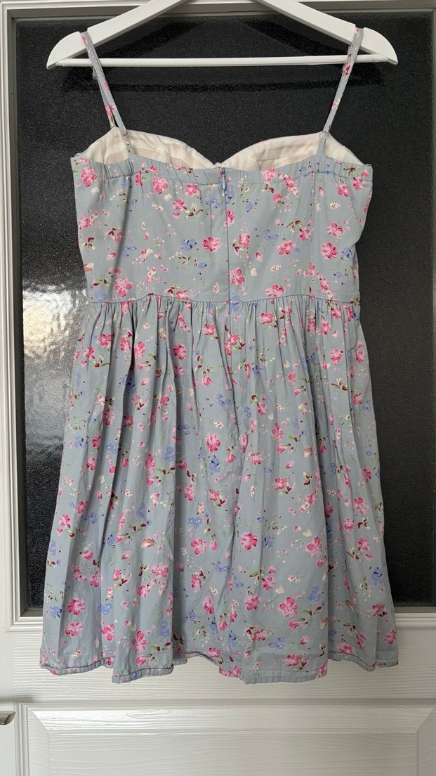 Koton Çiçek Desenli Mavi Elbise - Görsel 5