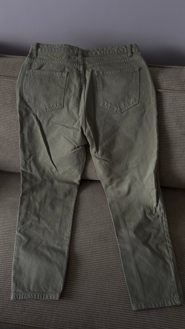 Trendyolmilla Çağla Yeşili Yüksek Bel Mom Jean - Görsel 3