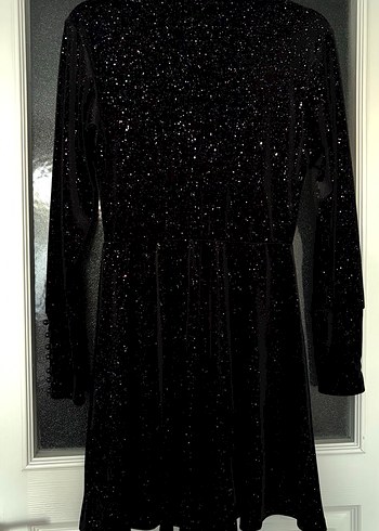 Koton Party Wear Siyah Parıltılı Elbise - Görsel 7