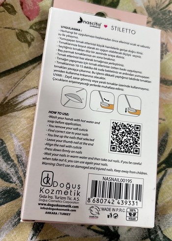 Nascita Takma Tırnak Seti - Görsel 2
