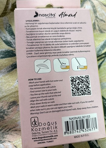 Nascita Takma Tırnak Seti - Görsel 2