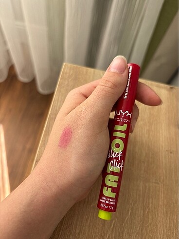  Beden pembe Renk Nyx Fat Oil Slick Click Double Tap