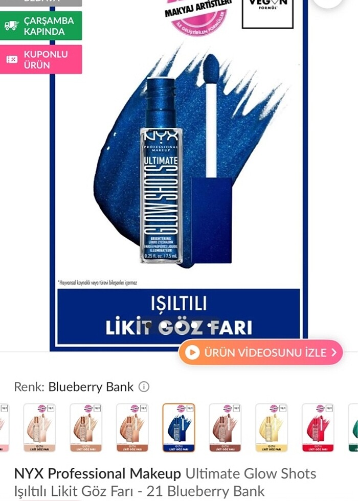 Nyx Likit Far Blueberry Bank - Görsel 4