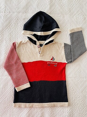Triko kapüşonlu sweat