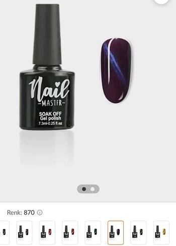 NAİLMASTER KALICI OJE SETİ ve CAT EYE OJE - Görsel 3