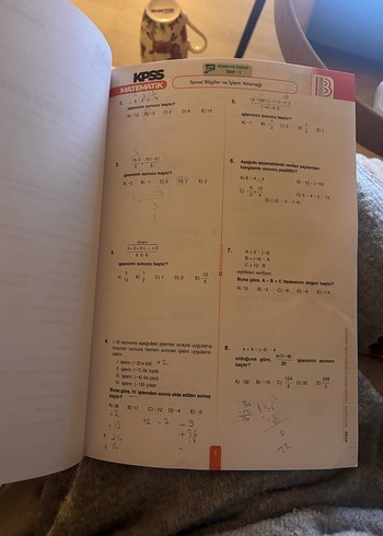 2020 KPSS Şenol Aydın Matematik Soru Bankası - Görsel 2