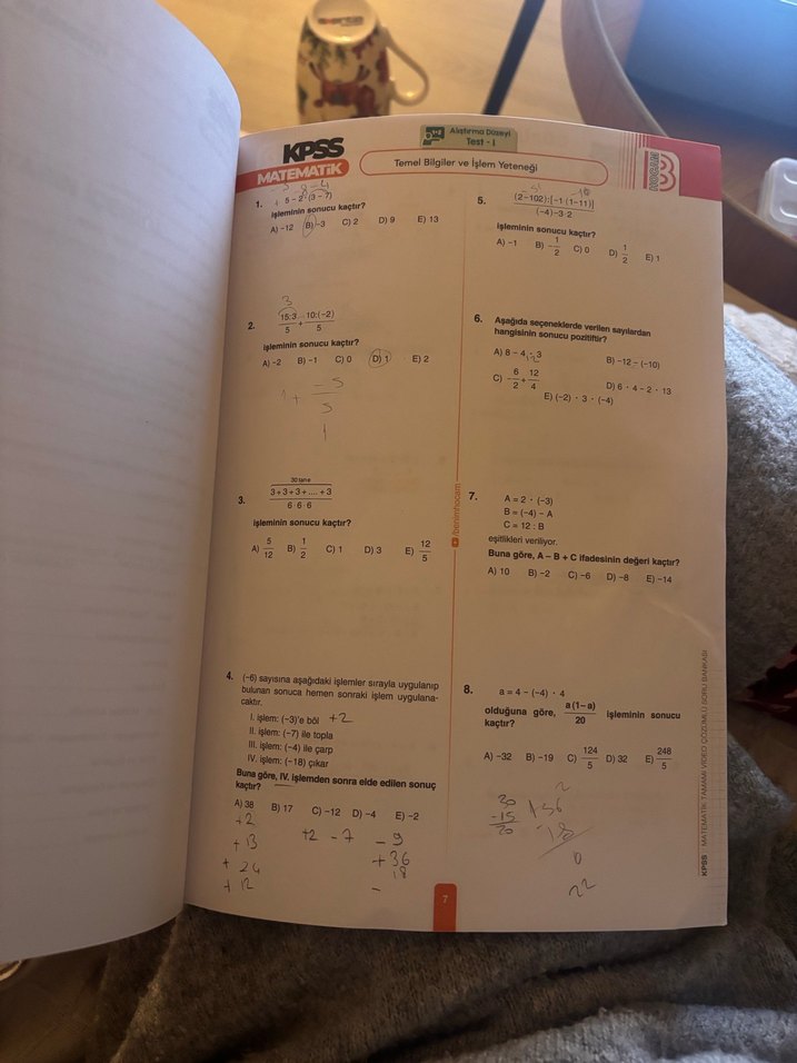 2020 KPSS Şenol Aydın Matematik Soru Bankası - Görsel 2