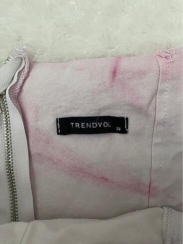38 Beden beyaz Renk TRENDYOLMİLLA CROP BLUZ