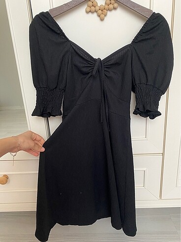 Pull and Bear MADONNA YAKA ELBİSE/ PRENSES YAKA ELBİSE