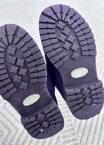 Mor Süet kız Çocuk Botu Cırt Cırtlı - Görsel 6