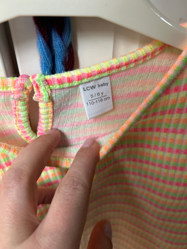 Kız Çocuk Piliseli Uzun Kollu Renkli Bluz - Görsel 3