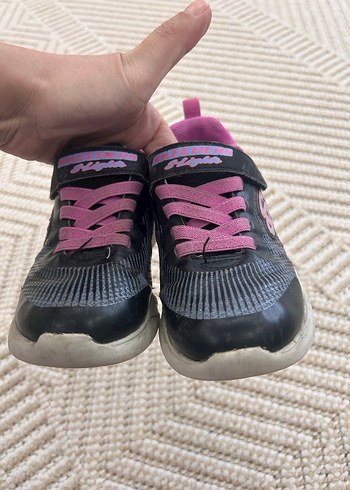 Kız Çocuk Pembe Gri Spor Ayakkabı - Görsel 5