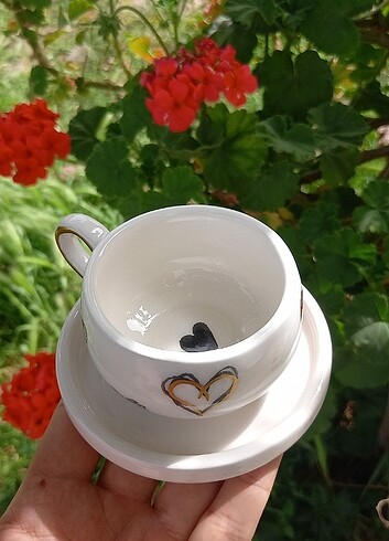Kalpli Türk kahvesi fincanı 
