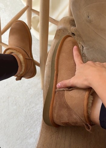 39 Beden camel Renk Kahve Süet Ugg