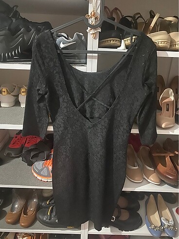 Zara Polo garaj slim fit elbise