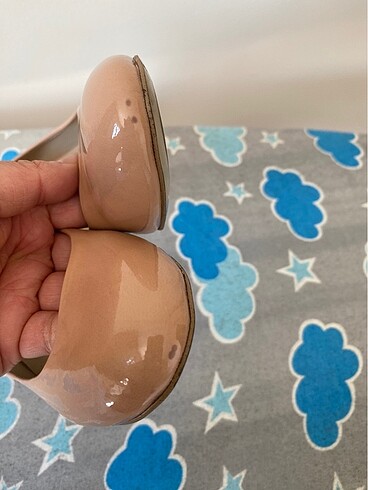 37 Beden ten rengi Renk Nude ten pudra nine west alçak topuk