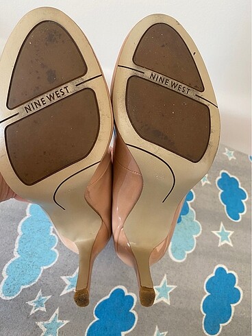 37 Beden Nude ten pudra nine west alçak topuk