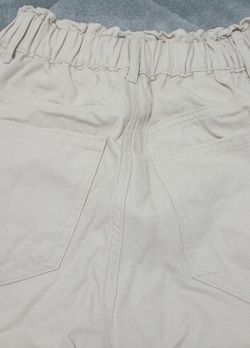 Defacto Defacto bej rengi gabardin mom jean