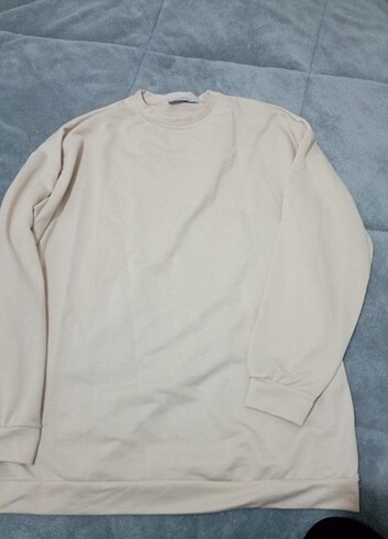 m Beden Sütlü kahve baharlik sweatshirt
