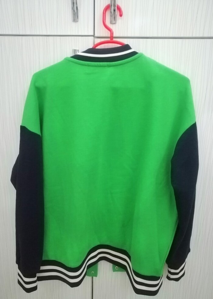 LCW Yeşil Unisex Kolej Ceket - Görsel 2