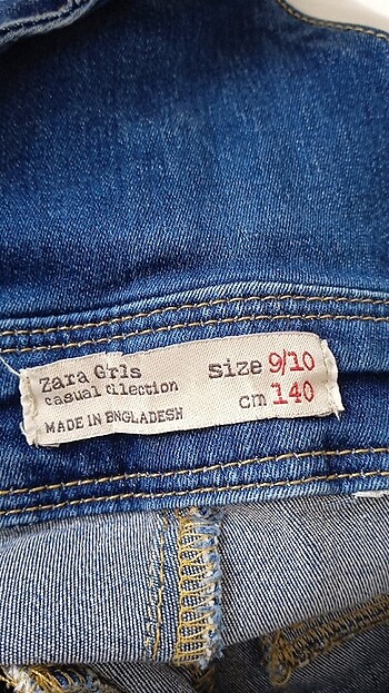 9 Yaş Beden Zara kız çocuk tulum