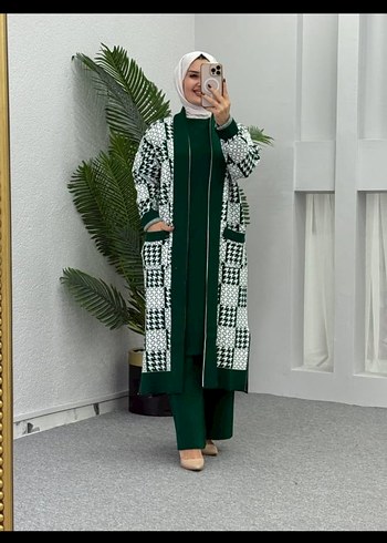 Zara Gri Uzun Örgü Kadın Hırka