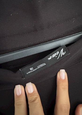 Siyah Kadın Midi Mini Etek - Görsel 2