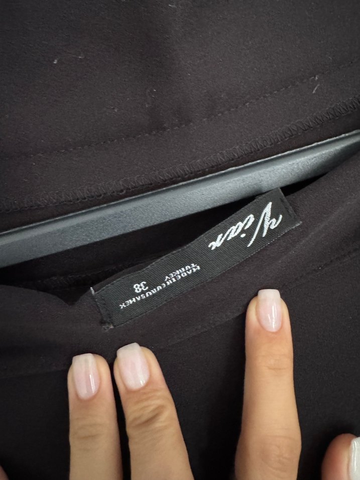 Siyah Kadın Midi Mini Etek - Görsel 2