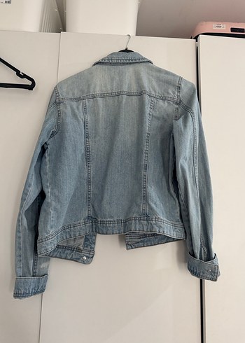 Kadın Denim Ceket Düğmeli - Görsel 2