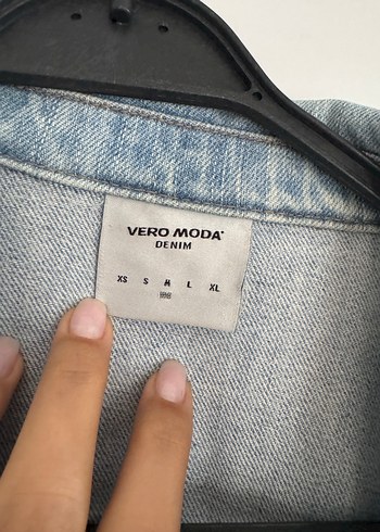 Kadın Denim Ceket Düğmeli - Görsel 3