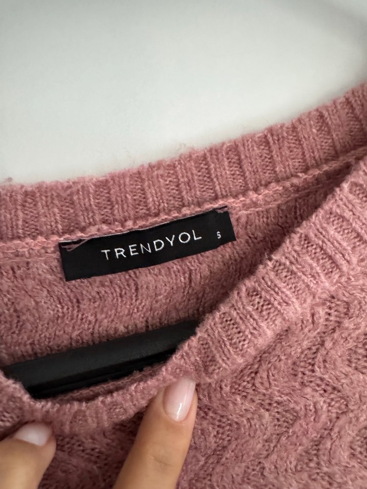 Pembe bol elbise - Görsel 4