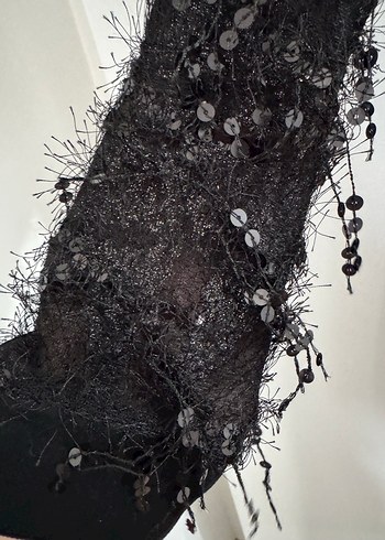 Siyah Kadın mini Elbise - Görsel 2