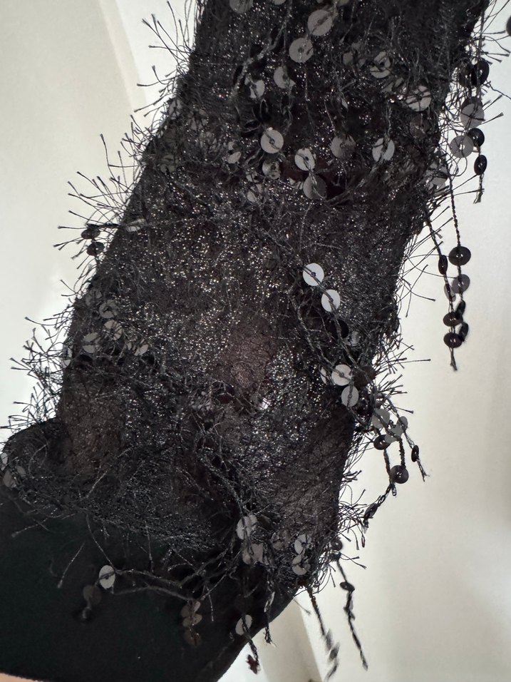 Siyah Kadın mini Elbise - Görsel 2