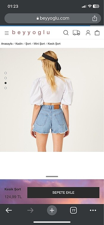 Mavi Jeans Kot şort