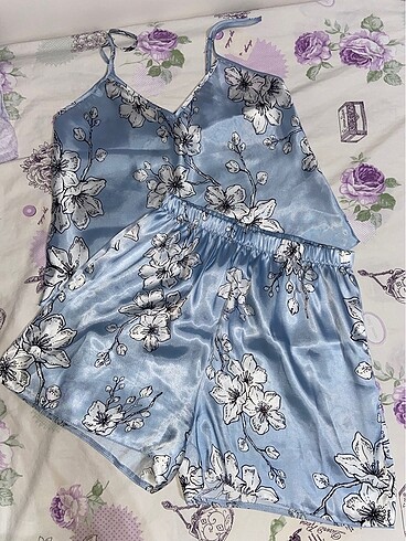 Saten pijama takımı