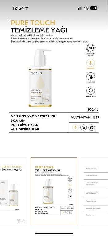 La Roche Posay Anyong yüz yıkama yağı