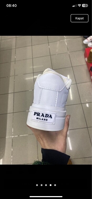 38 Beden beyaz Renk Prada yenı sezon