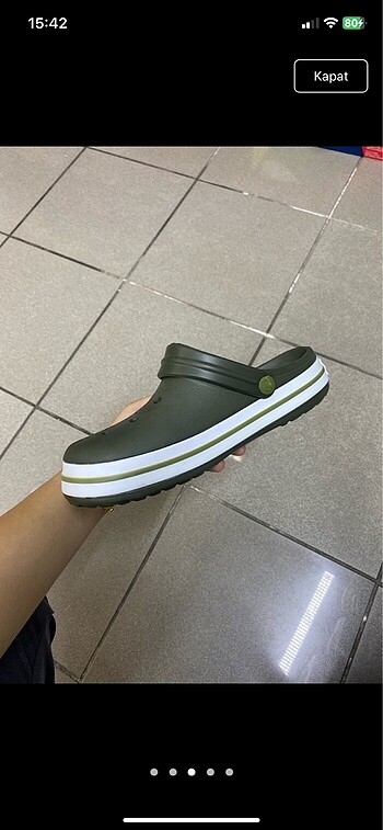 37 Beden Crocs terlik