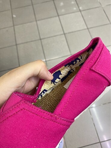 37 Beden pembe Renk Toms babet